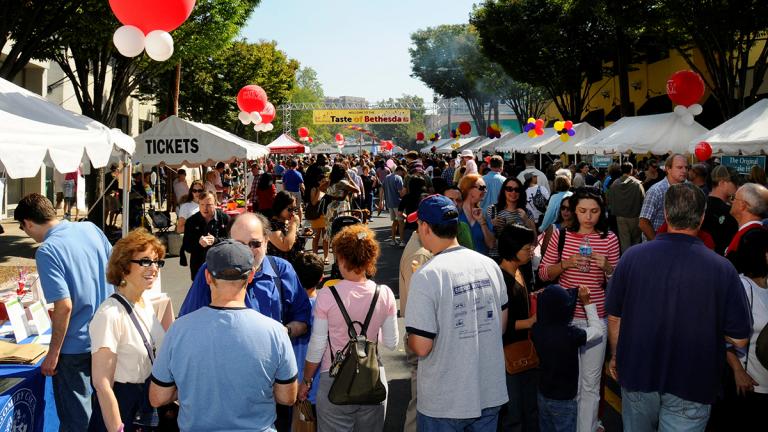 Bethesda's famous food and music festival