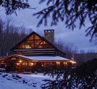 Savage River Lodge in winter