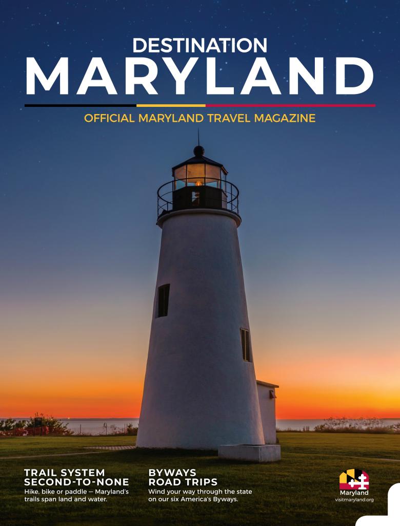 2024 Destination Maryland Magazine Lighthouse Cover