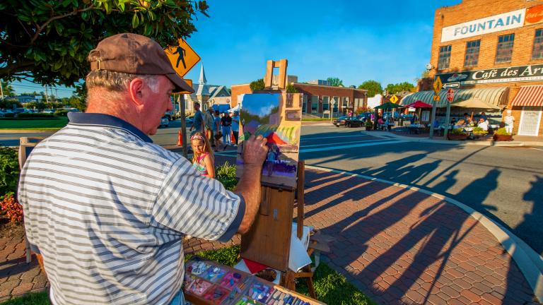Plein Air Painting in Leonardtown