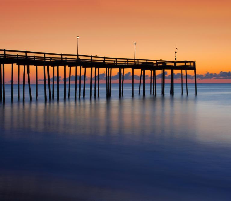 Sunset at the Ocean City Pier 