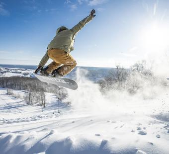 Wisp Resort Snow Boarder