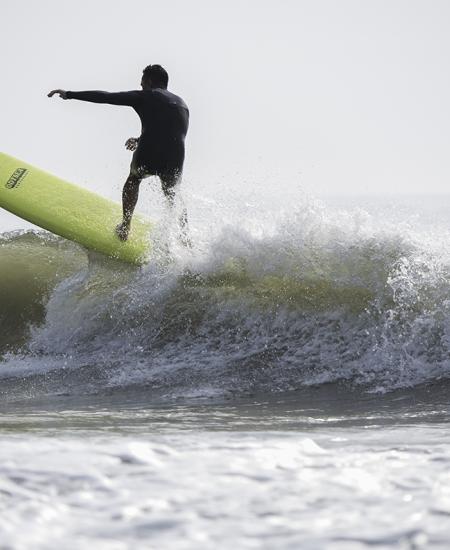 Surfing in Ocean City